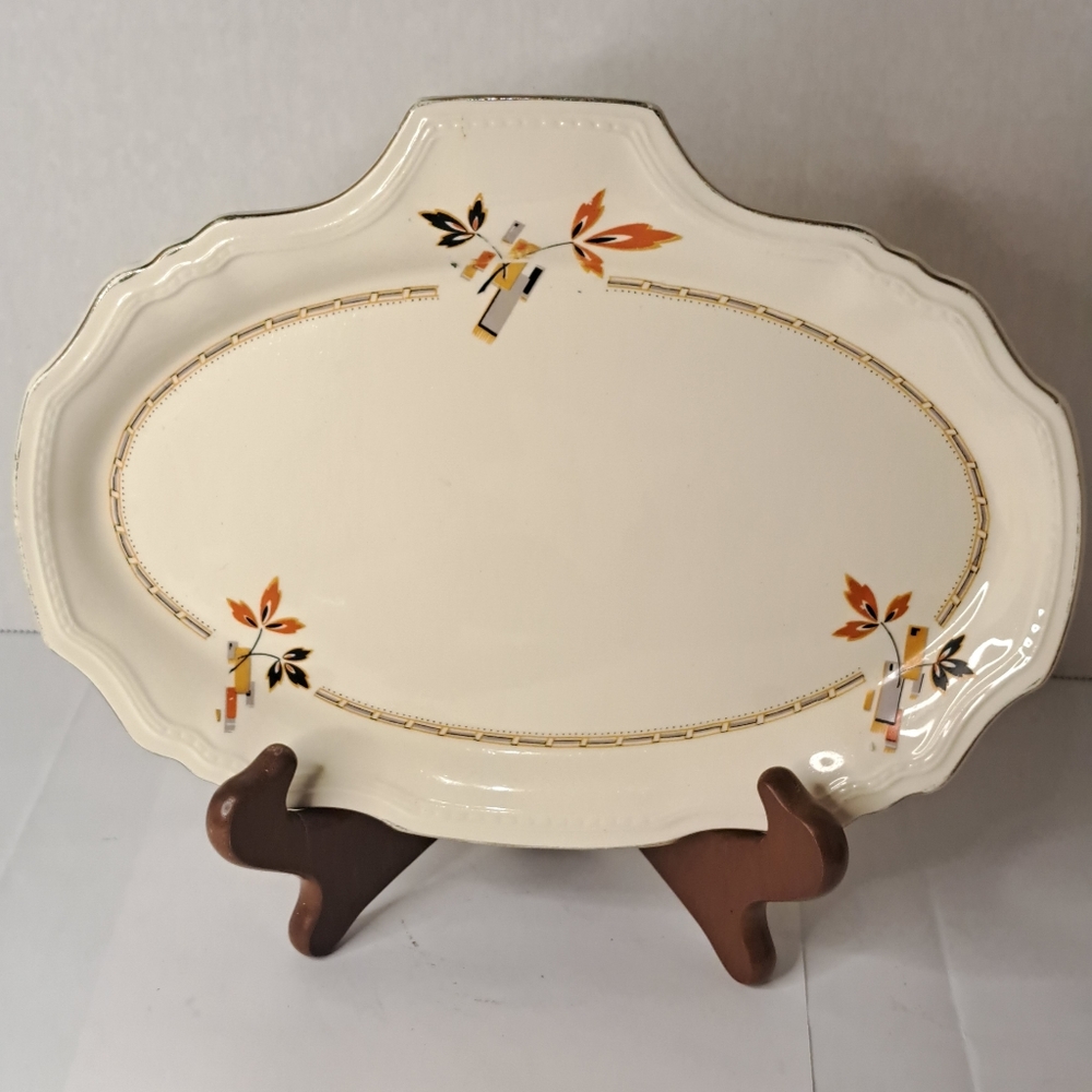 Alfred Meakin "Marigold" Astoria Shape Platter serving dish Art Deco.